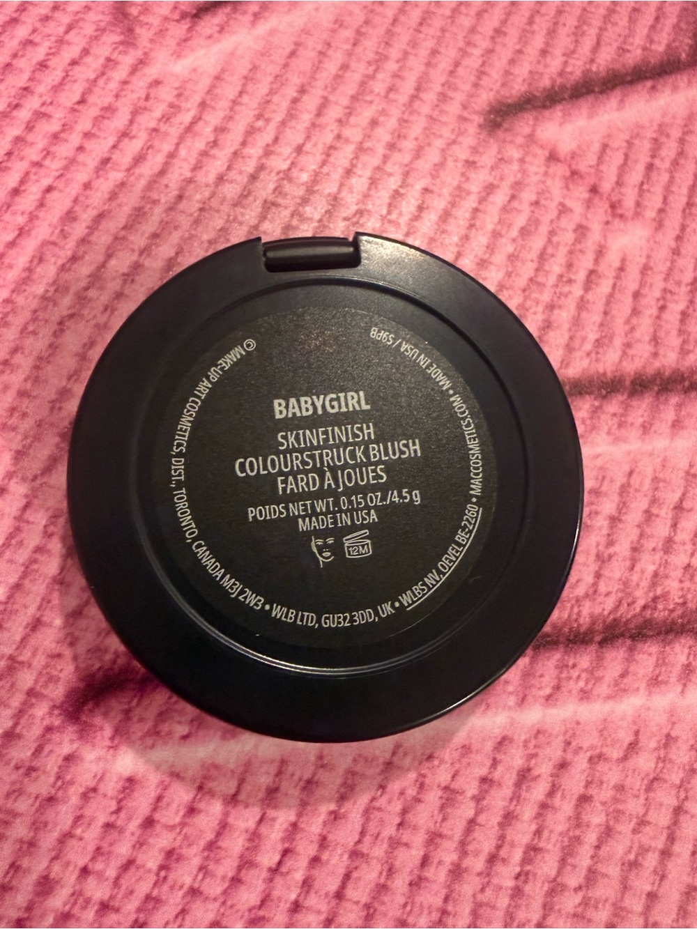 MAC Cosmetics Babygirl Skinfinish Colourstruck Blush - Pink